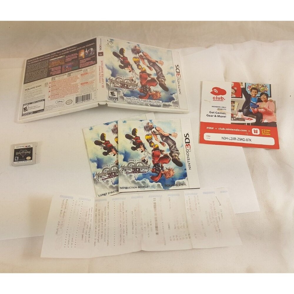 Kingdom Hearts 3D: Dream Drop Distance Nintendo 3DS 2012 CIB Complete